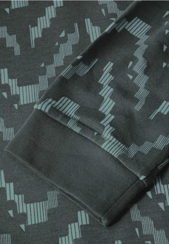 Langarmshirt mit grafischem Druck