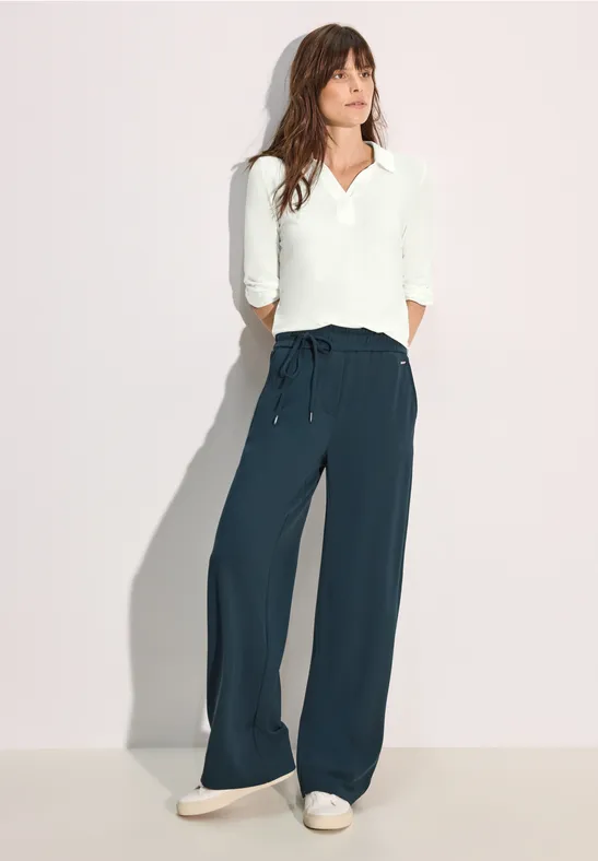 Damen Poloshirt mit klassischem Kragen, 3/4 Ärmel