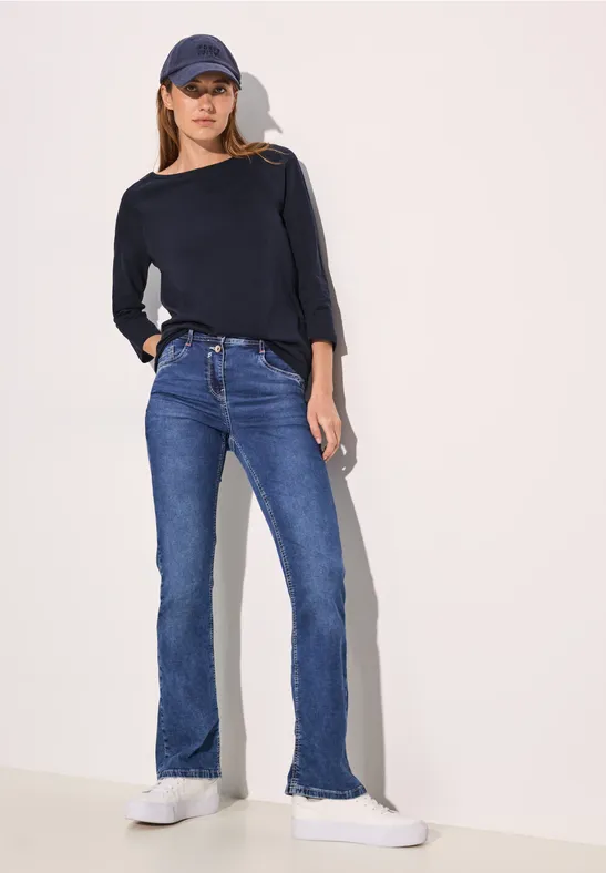 Damen Raglan T-Shirt mit 3/4-Ärmeln
