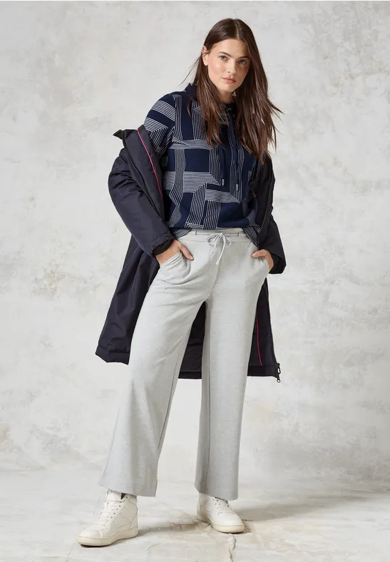 Langarmshirt mit geometrischem Muster