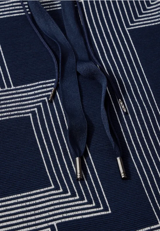 Langarmshirt mit geometrischem Muster