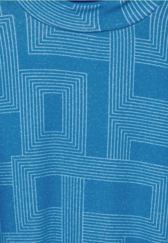 Langarmshirt mit geometrischem Muster