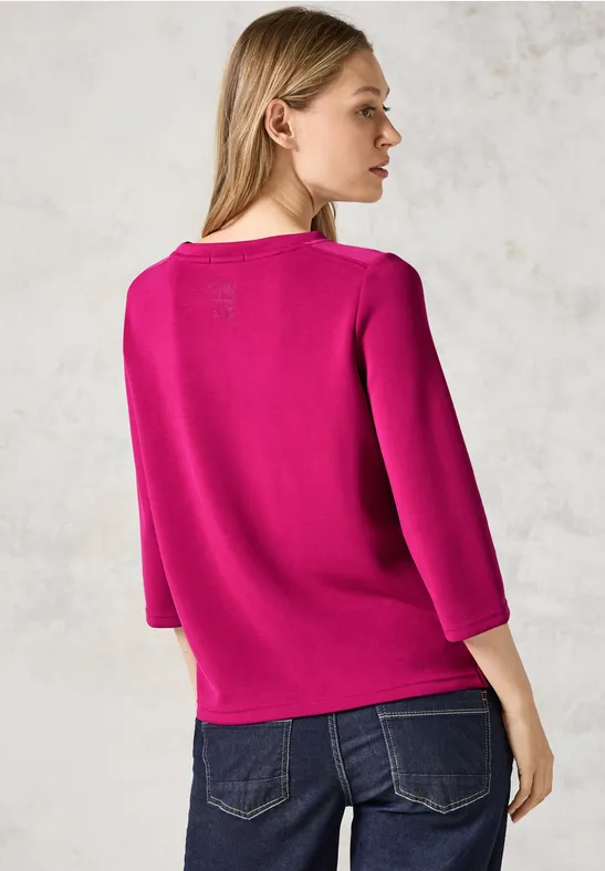 Damen Shirt mit Grafikprint und 3/4-Ärmeln