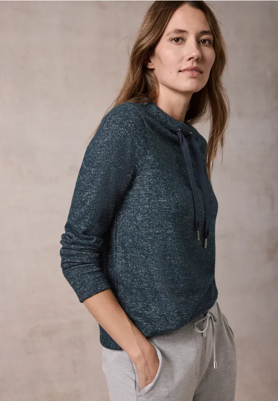 Sweatshirt mit Tunnelzug und entspannter Passform