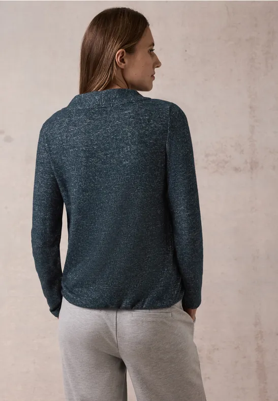 Sweatshirt mit Tunnelzug und entspannter Passform