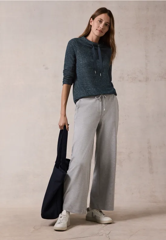 Sweatshirt mit Tunnelzug und entspannter Passform
