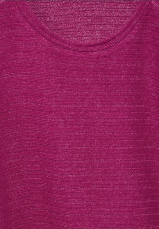 Damen Langarmshirt mit Struktur