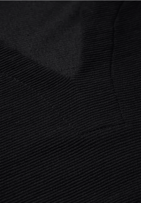 Damen Langarmshirt mit V-Ausschnitt