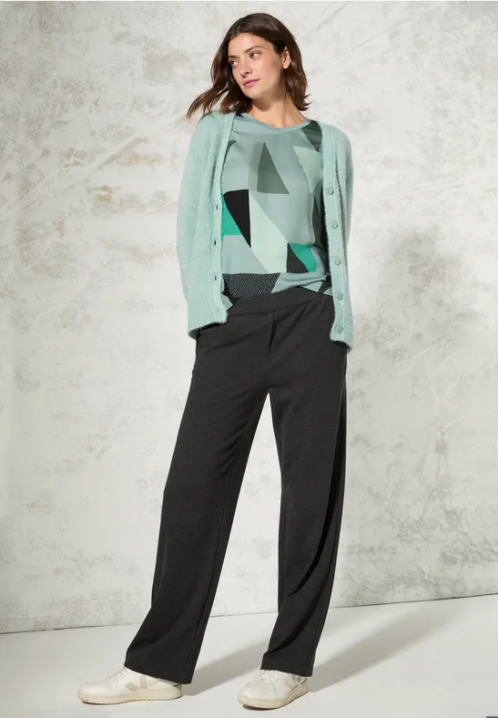 Langarmshirt mit geometrischem Muster
