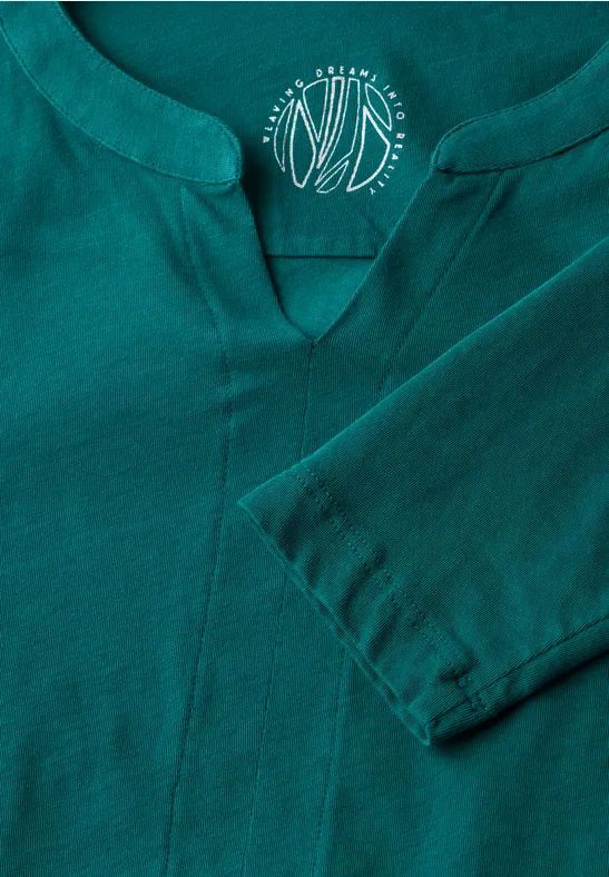 Lässiges Shirt im Tunika-Stil mit langen Ärmeln