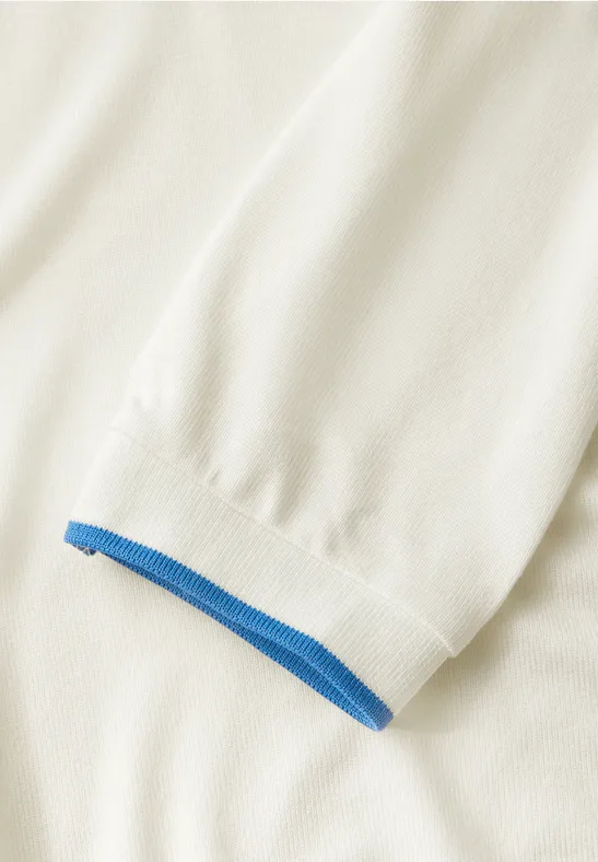 Damen Langarm Poloshirt