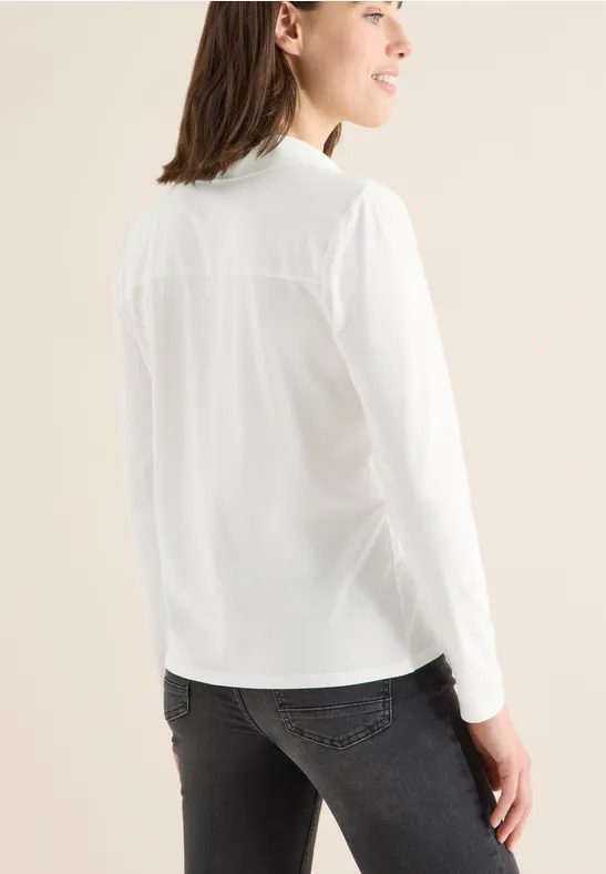 Damen Langarm Poloshirt