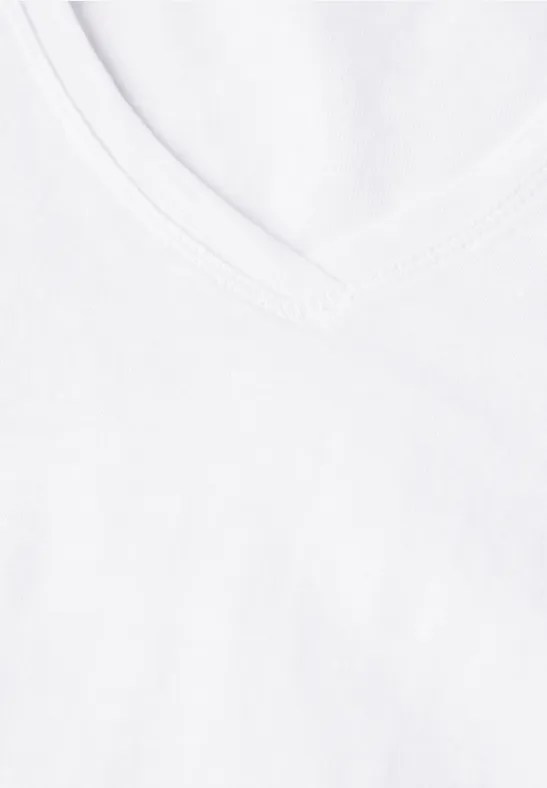 Basic V-Ausschnitt T-Shirt