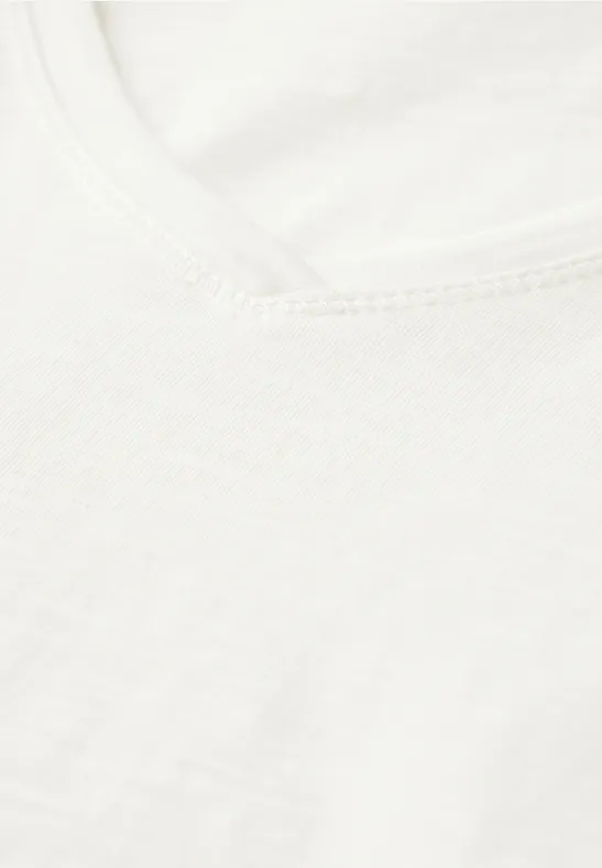 Basic V-Ausschnitt T-Shirt