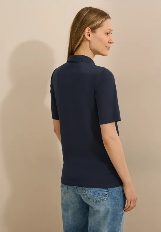Klassisches kurzärmeliges Poloshirt mit Knopfleiste