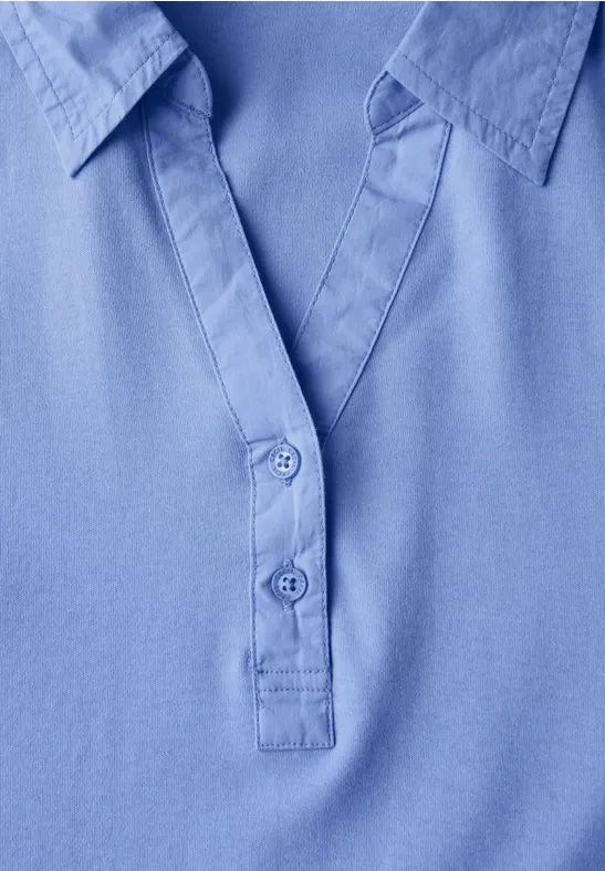 Klassisches kurzärmeliges Poloshirt mit Knopfleiste
