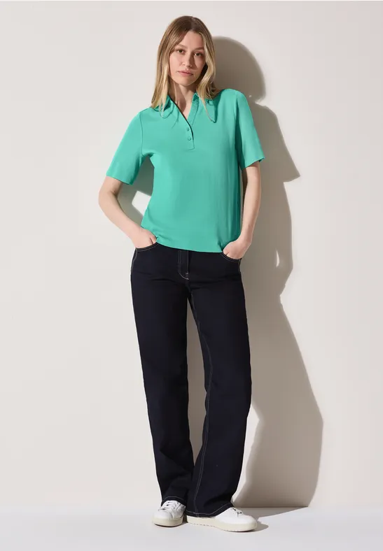 Lässiges Kurzarm-Poloshirt