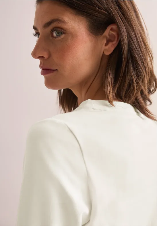 Shirt mit Grafikprint aus Baumwollmischung