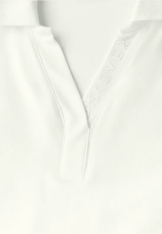 Damen Piqué Poloshirt aus Baumwolle
