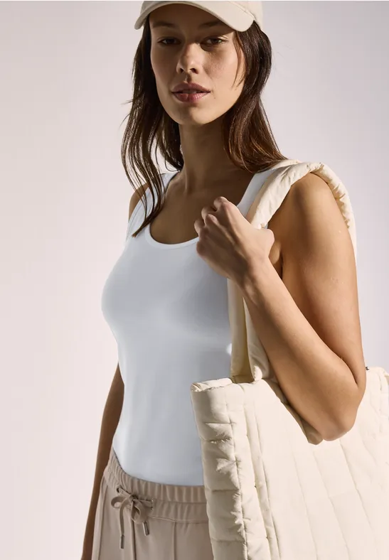 Essentielles Basic Baumwoll-Tanktop