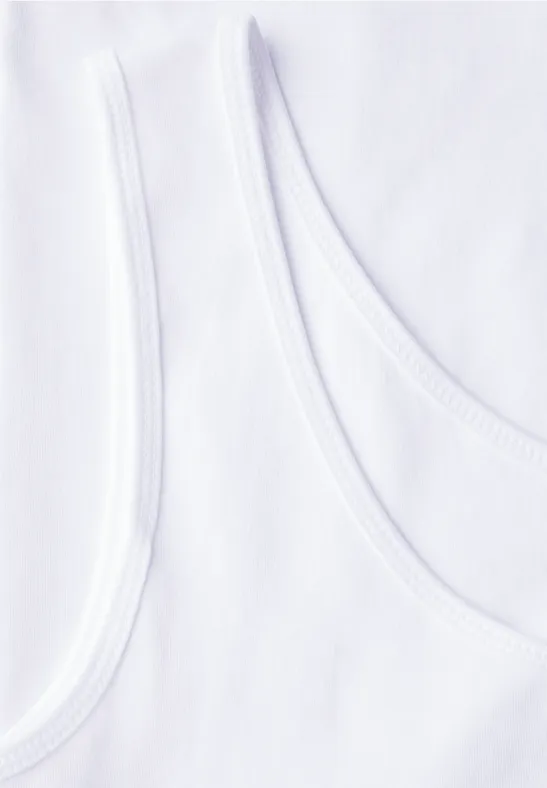 Essentielles Basic Baumwoll-Tanktop