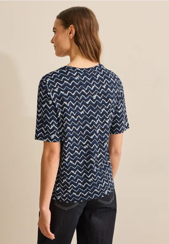 T-Shirt mit Grafikprint und kurzen Ärmeln