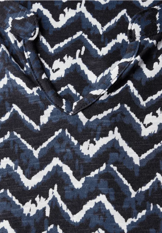 T-Shirt mit Grafikprint und kurzen Ärmeln
