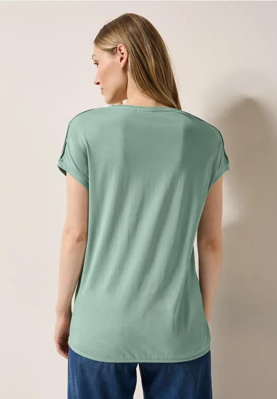 Uni Grünes Kurzarm T-Shirt