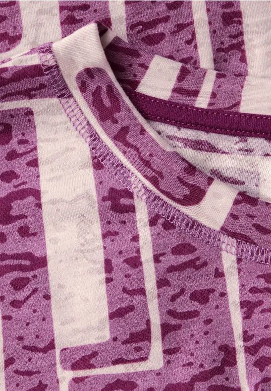 T-Shirt mit Grafikmuster und Rundhalsausschnitt