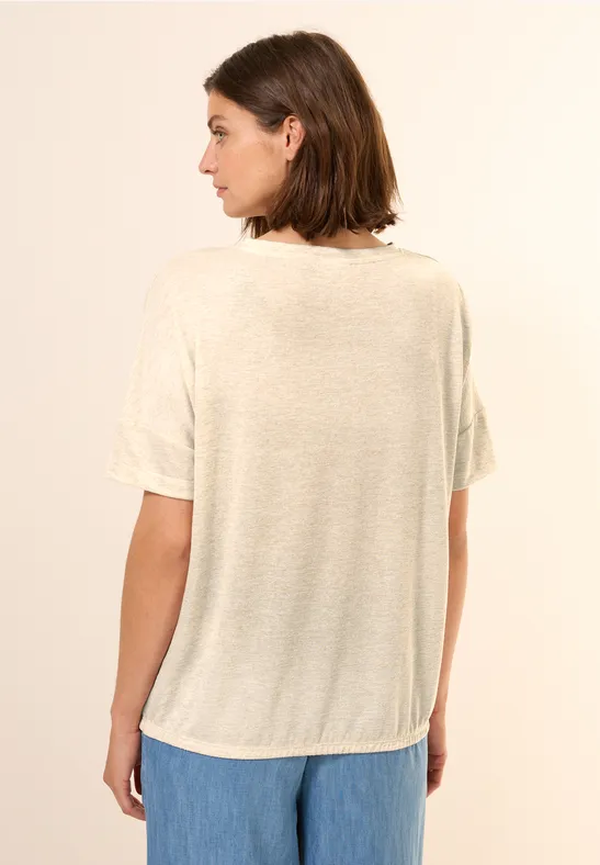 Damen Casual T-Shirt mit Schmucksteinen