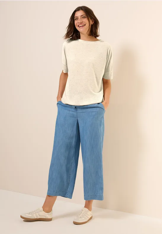 Damen Casual T-Shirt mit Schmucksteinen