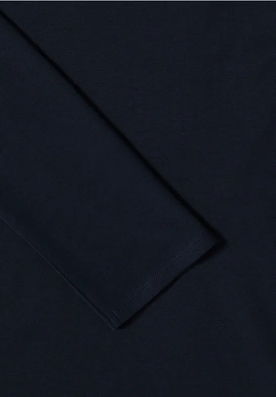 Basic T-Shirt mit 3/4-Ärmeln