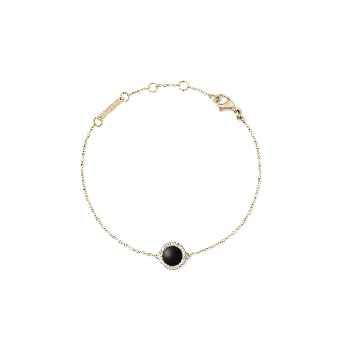 Rotes Stein Goldketten Armband