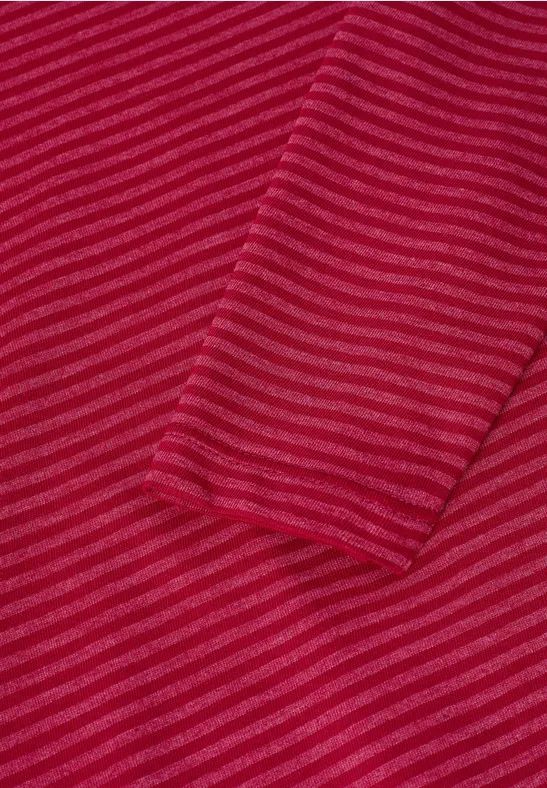 Gestreiftes lässiges Langarmshirt