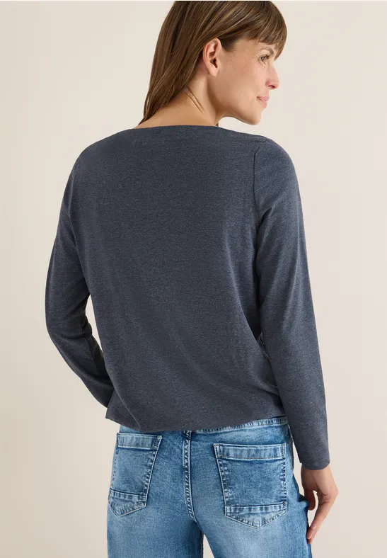 Klassisches Langarmshirt für Damen