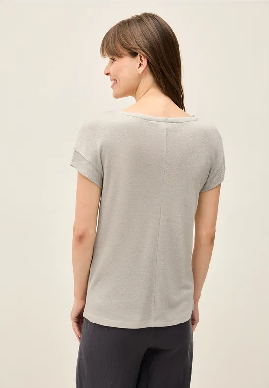 Lässiges T-Shirt mit Glitzerdetails