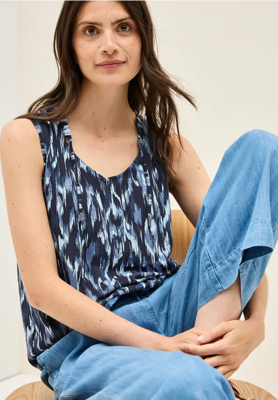 Damen Tanktop mit Grafikmuster