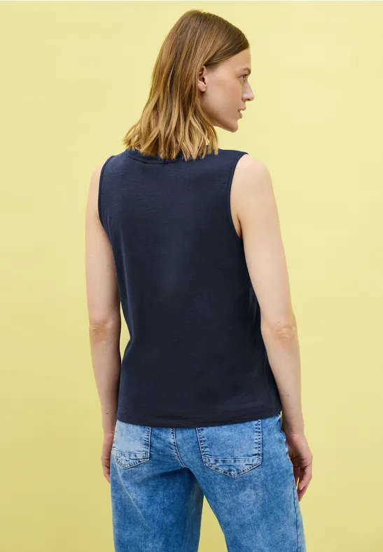 Ärmelloses Damen V-Ausschnitt Tank Top