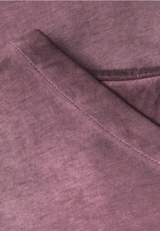 T-Shirt mit V-Ausschnitt im Washed-Look