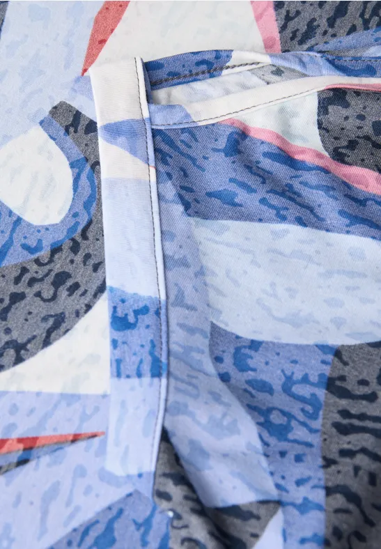 T-Shirt mit grafischem Burnout-Print