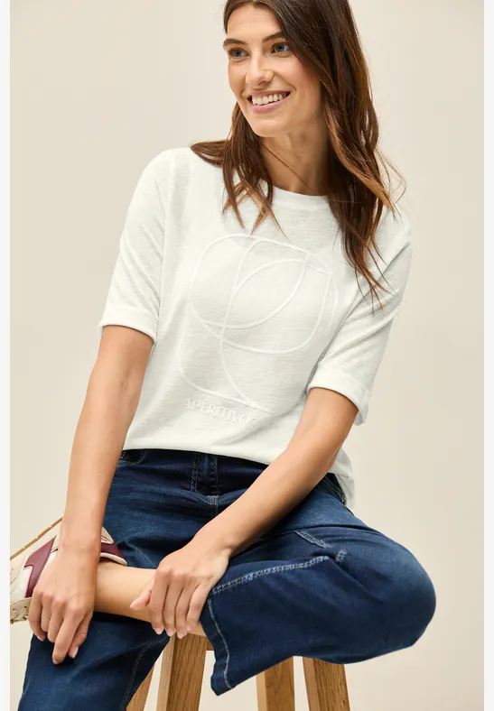 Damen T-Shirt mit kurzem Ärmel und Grafik
