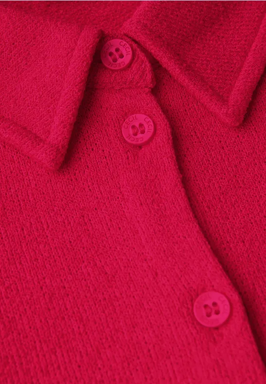 Leichte Jacke mit Tunnelzug am Saum