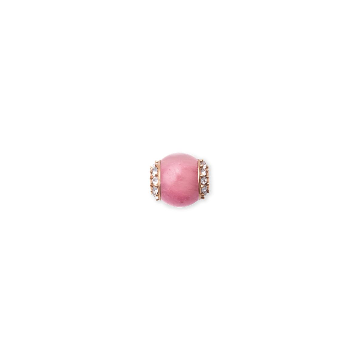 Eleganter Rosenquarz Anhänger Charm