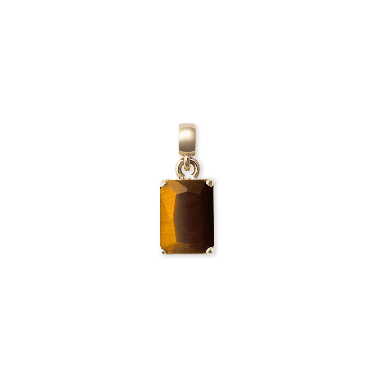 Eleganter Rosenquarz Charm Anhänger