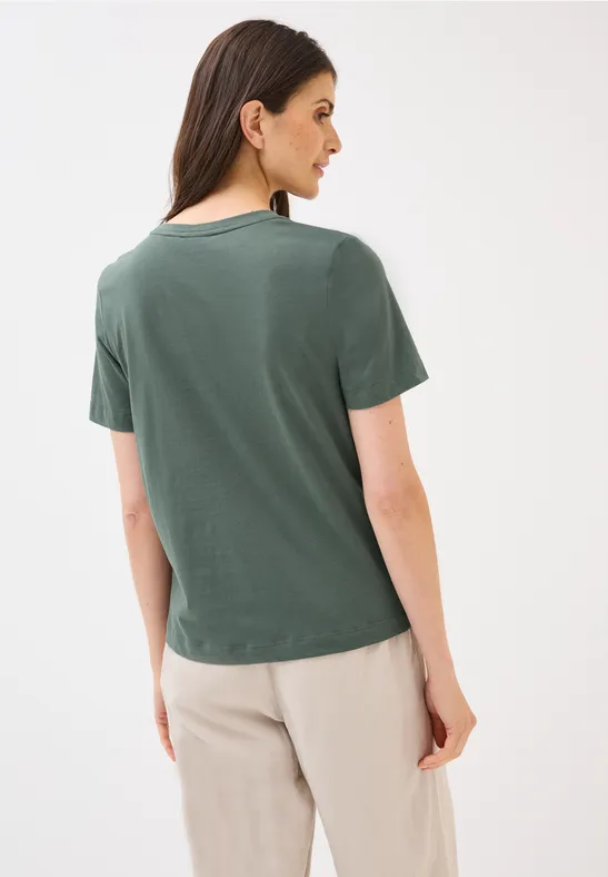 T-Shirt aus Baumwolljersey mit Grafikprint