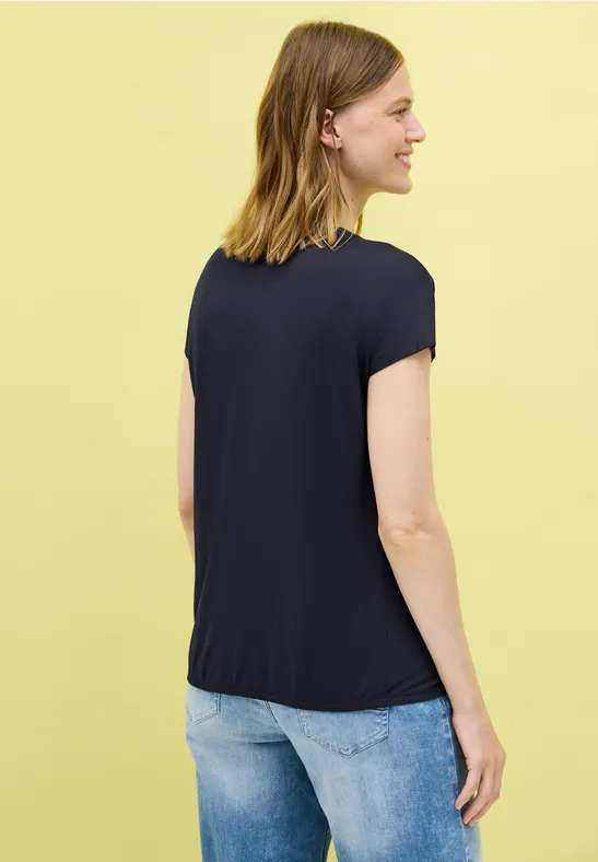 T-Shirt mit Grafikprint aus Baumwollmischung