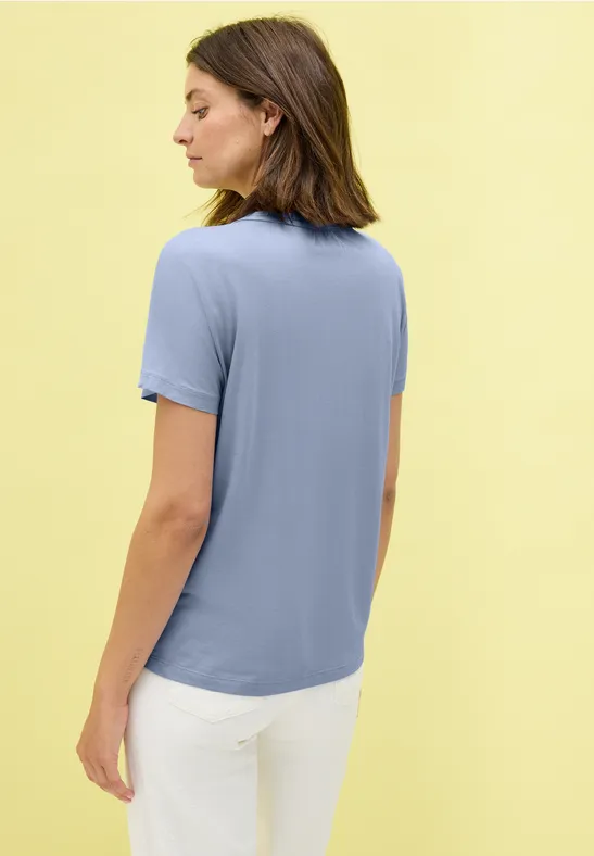 Lässiges Shirt im Tunika-Stil mit Baumwollmischung