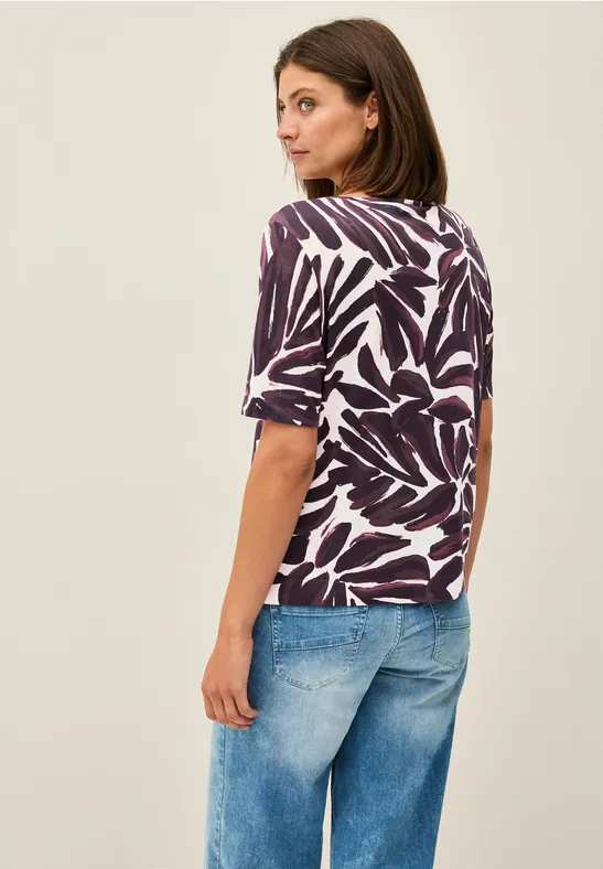Shirt im Tunika-Look mit Grafikprint