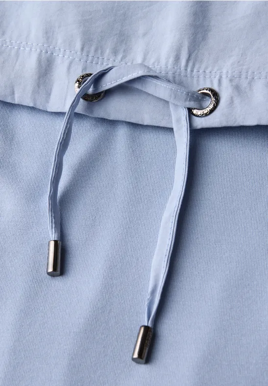 Lässiges Kapuzenshirt mit Kordelzugsaum