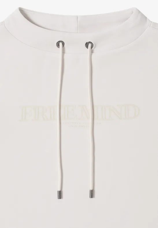 Lässiges Langarmshirt mit Trichterkragen
